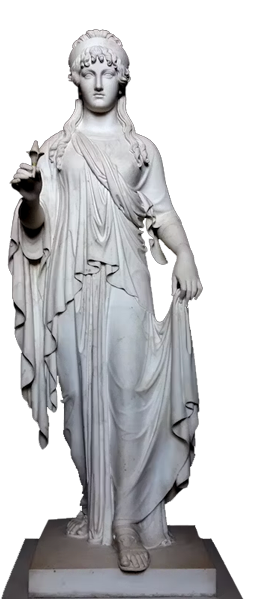 a religious female statue